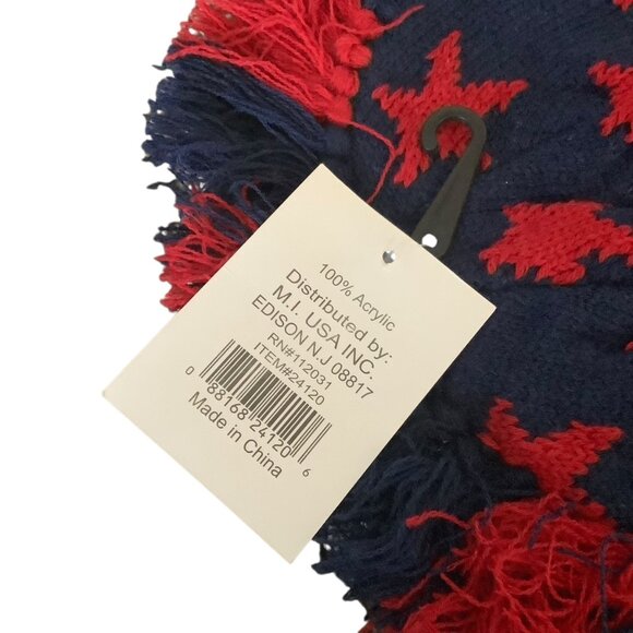 Mohawk Helmet Hat Insulated Red Navy Star Warm Winter Thermo Wear OS NEW - Picture 4 of 4